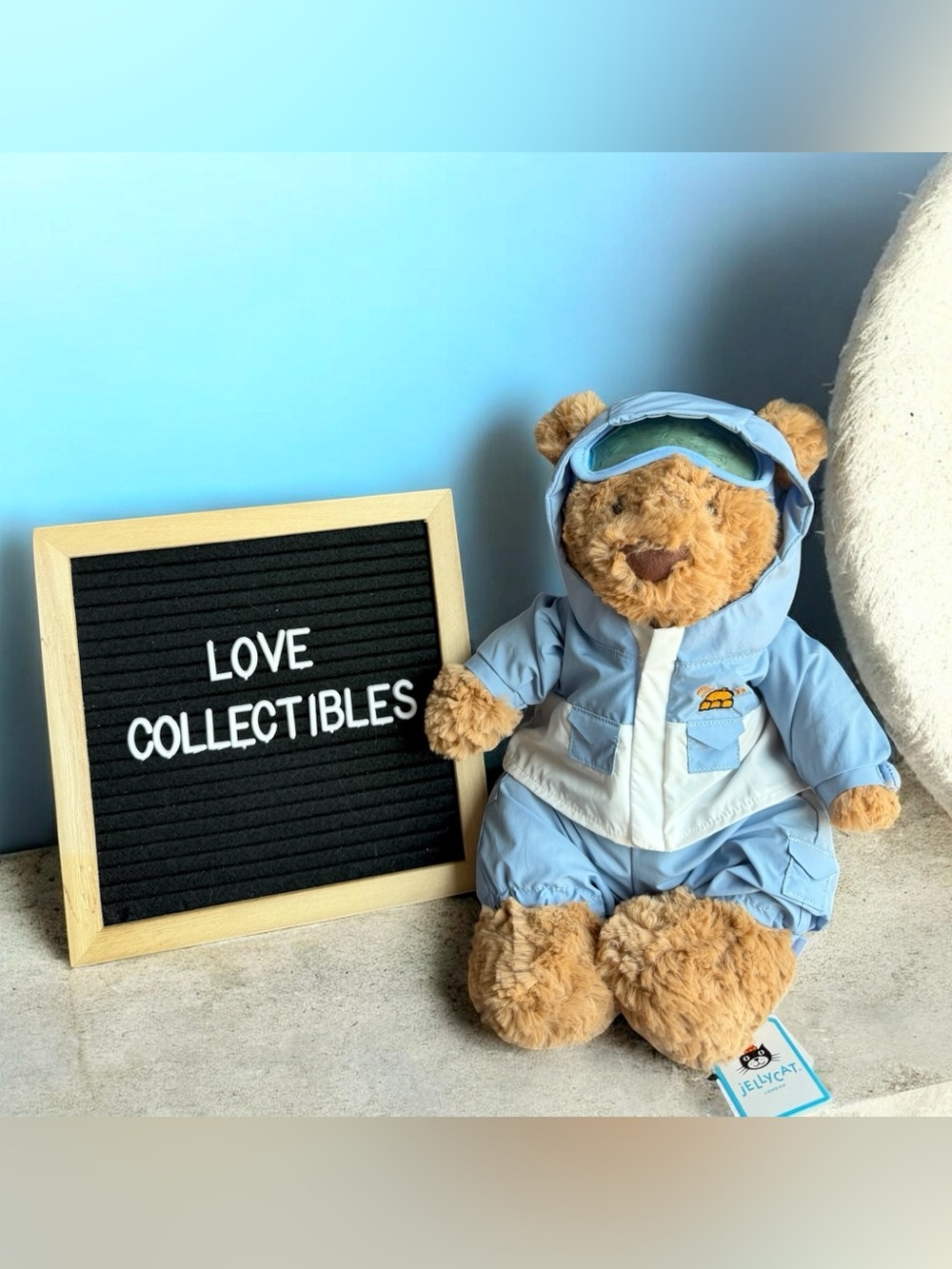 Authentic Jellycat Bartholomew Bear “Snow Suit”